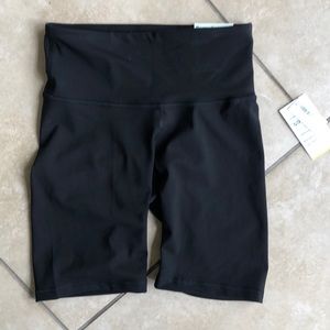 Black biker shorts